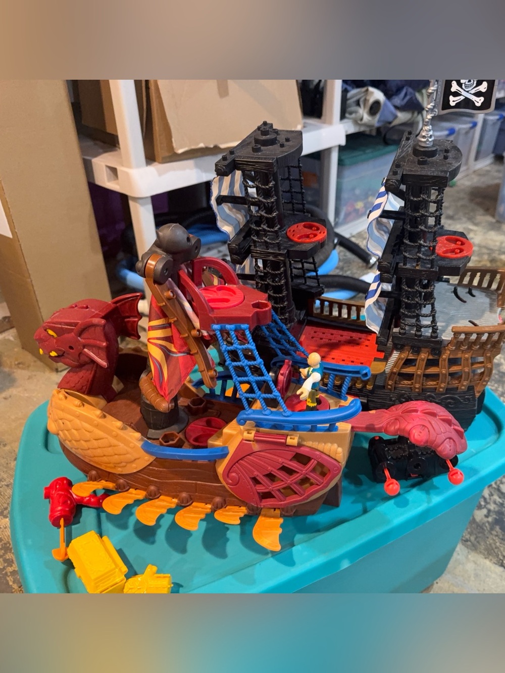 Imaginext pirate ships